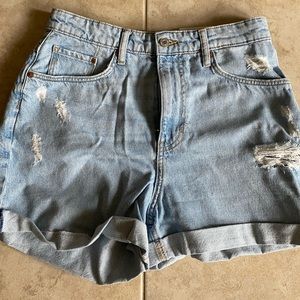 H&M high waisted mom shorts